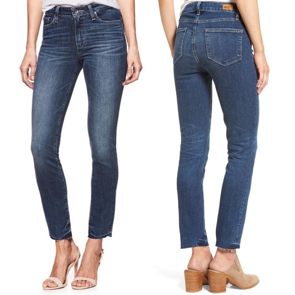 Paige Hoxton High Waist Ankle Peg Jeans 